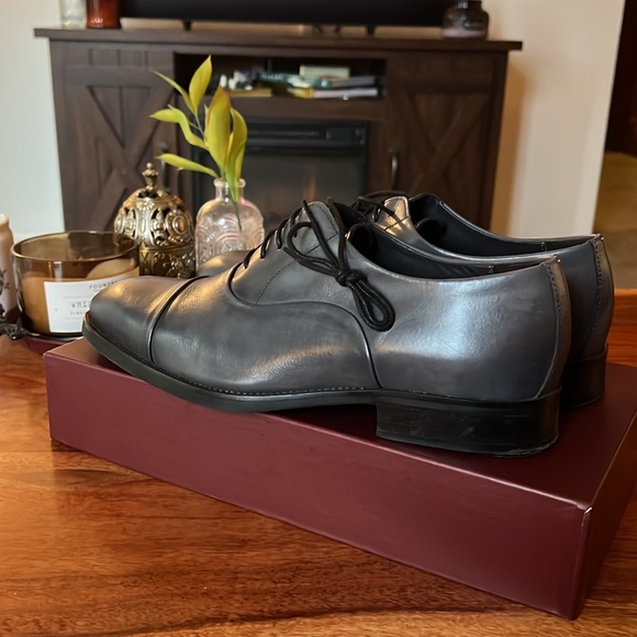 To Boot - Grey leather dress shoes - Picture 6 of 8
